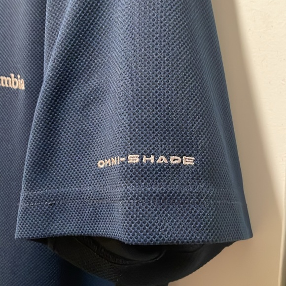 Columbia Omni-Shade Polo Shirt - Navy Blue - Picture 4 of 8